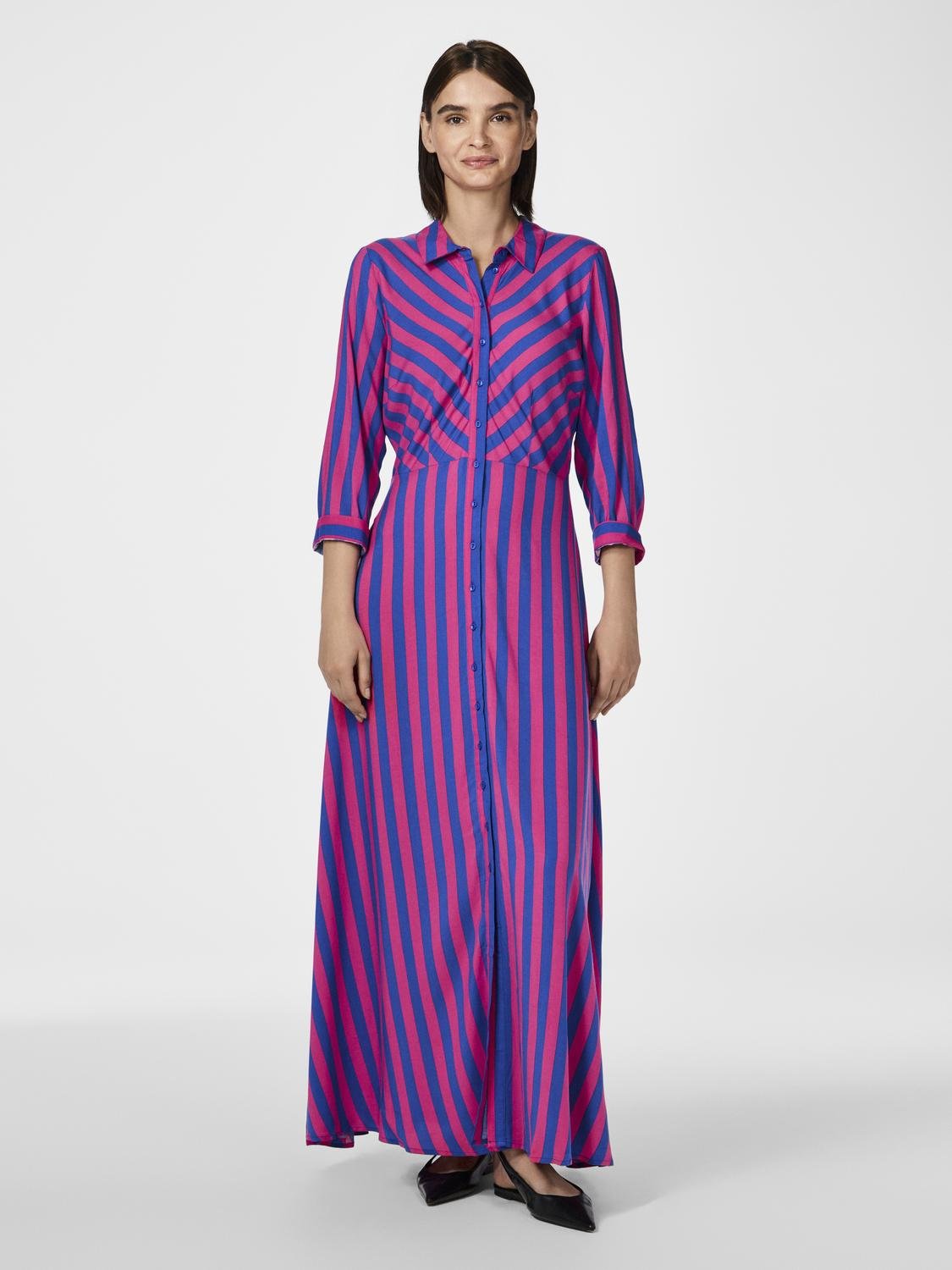 YASSAVANNA Long Dress - Fuchsia Fedora - VERO MODA & VILA Bergvik